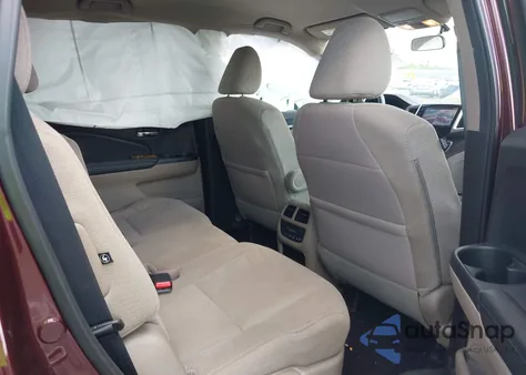 2017 Honda Pilot Ex from USA, damaged, VIN 5FNYF6H36HB067976